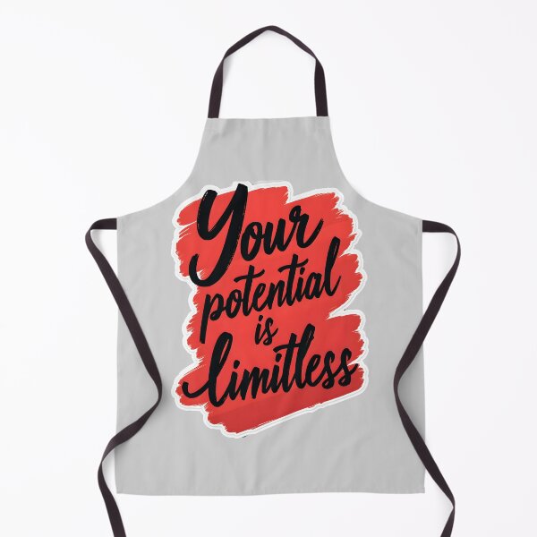 Item preview, Your Potential Is Limitless – Motivational Typography Art designed and sold by nhk999.