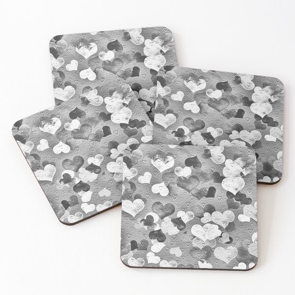Item preview, Black and White Faded Hearts designed and sold by Dawne's Designs.