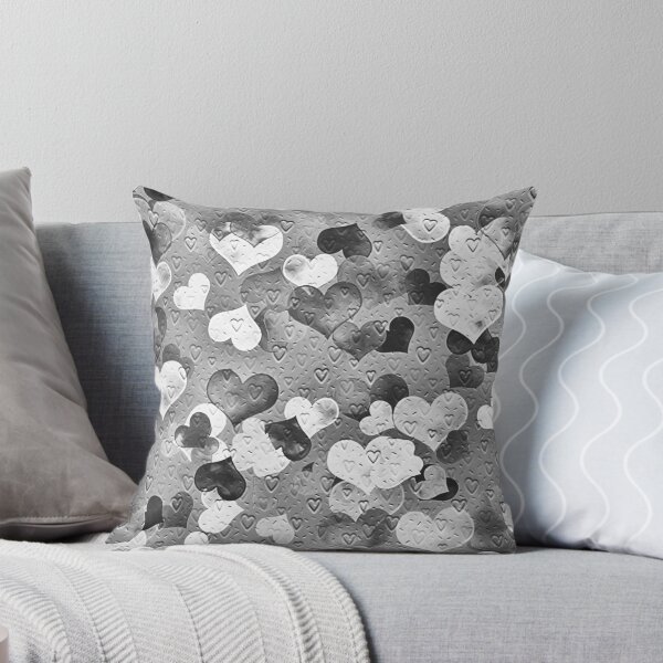 Item preview, Black and White Faded Hearts designed and sold by Dawne's Designs.