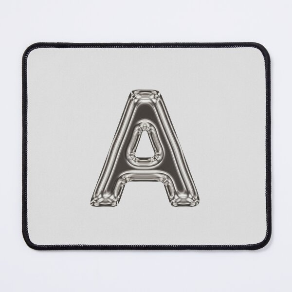 Item preview, Liquid Chrome Letter A - 3D Metallic Alphabet Initial designed and sold by uncoXab.