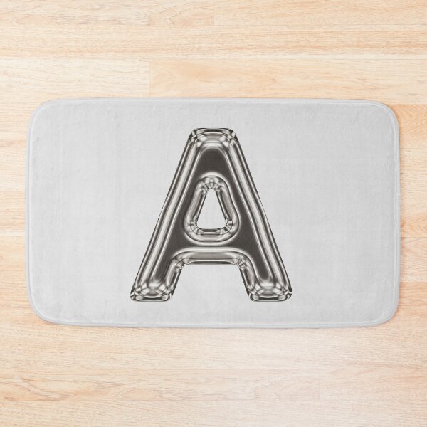 Item preview, Liquid Chrome Letter A - 3D Metallic Alphabet Initial designed and sold by uncoXab.