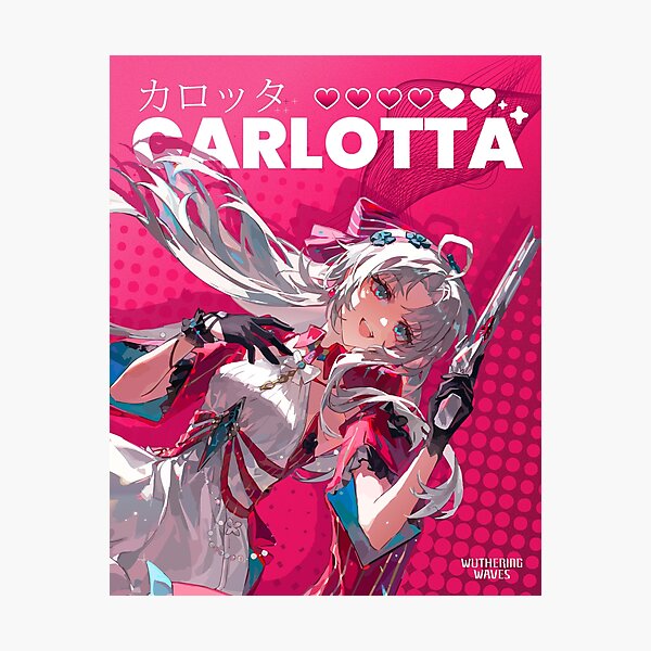 Aperçu de l'œuvre Carlotta Graphic Art créée et vendue par CatByteDigital.