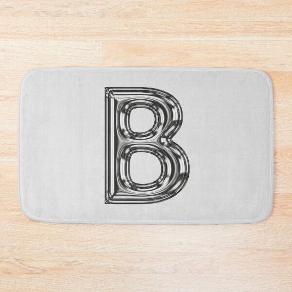 Item preview, Liquid Chrome Letter B - 3D Metallic Alphabet Initial designed and sold by uncoXab.