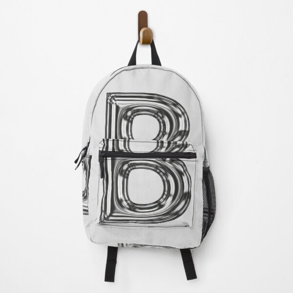 Item preview, Liquid Chrome Letter B - 3D Metallic Alphabet Initial designed and sold by uncoXab.
