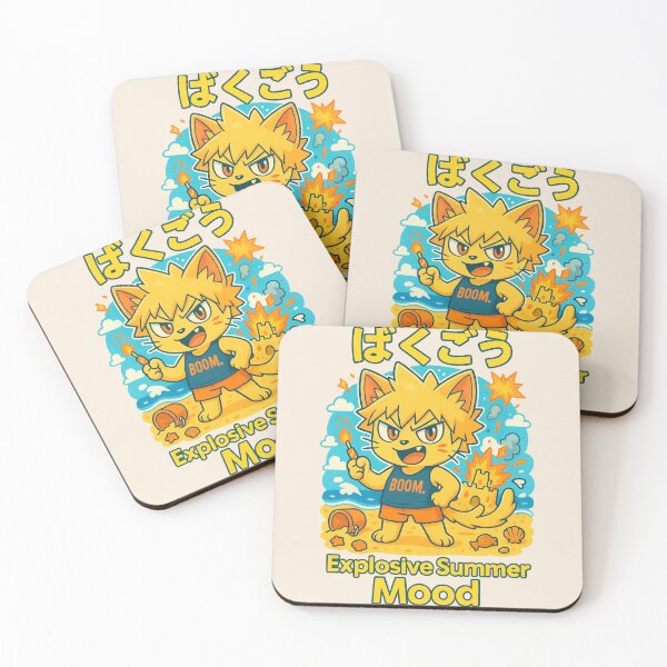 Item preview, Explosive Summer Mood – Beach Cat Edition designed and sold by NyxVerse-Studio.