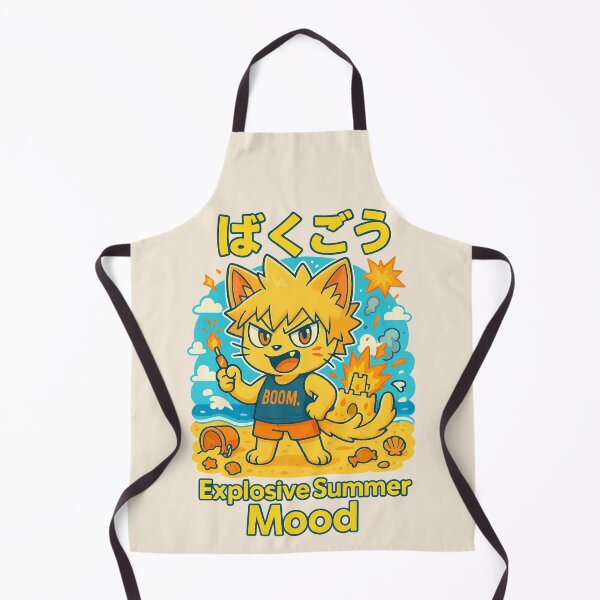 Item preview, Explosive Summer Mood – Beach Cat Edition designed and sold by NyxVerse-Studio.