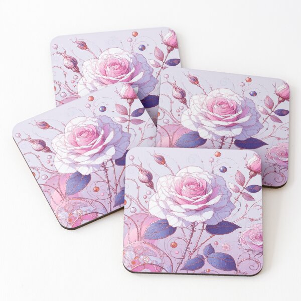 Item preview, Modern Botanical Illustration of Rose - Elegant Art in Modern Botany designed and sold by  Ojo de Lilith.