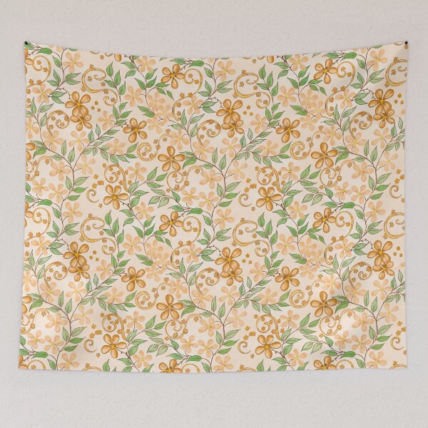 Item preview, Peach floral elegance designed and sold by lime-pine design.