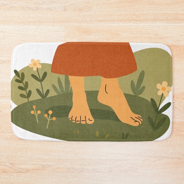Item preview, Female bare feet walking outdoors designed and sold by CHERRY--SHOP.