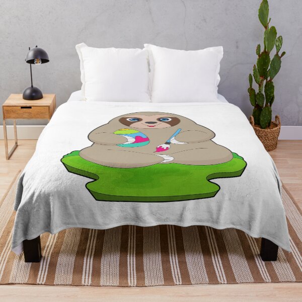 Item preview, Sloth Easter Easter egg Painting designed and sold by Snabdesign84.