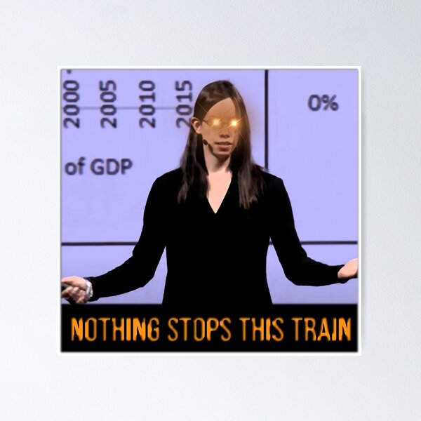 Item preview, Nothing Stops This Train designed and sold by nroflmao.