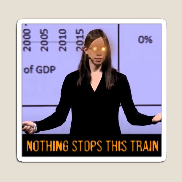 Item preview, Nothing Stops This Train designed and sold by nroflmao.