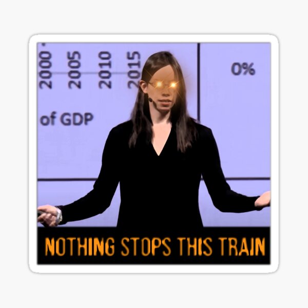 Item preview, Nothing Stops This Train designed and sold by nroflmao.