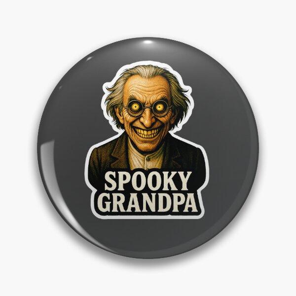 Item preview, Spooky Grandpa – Classic Grin Edition designed and sold by Spooky-Grandpa.