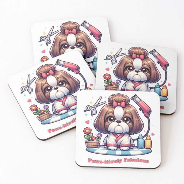 Item preview, Shih Tzu Hair Stylist Gift for Dog Lovers designed and sold by Insidemomschaos.
