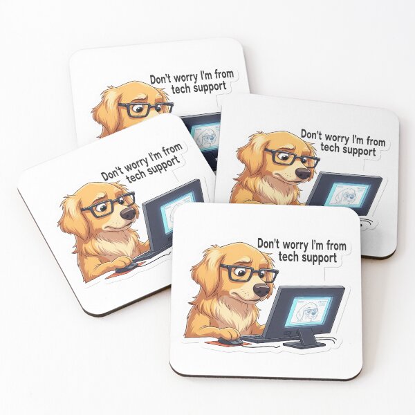 Item preview, Smart Dog Does Tech Support designed and sold by SM Studios.