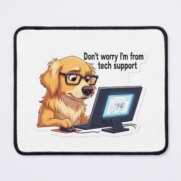 Item preview, Smart Dog Does Tech Support designed and sold by SM Studios.