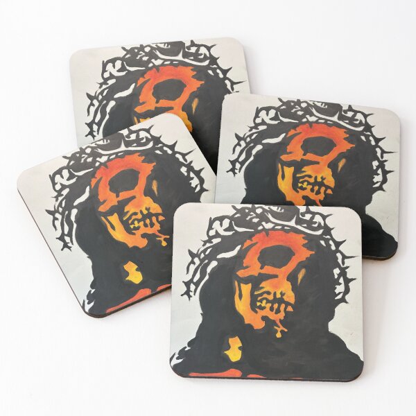 Item preview, Crown of Fire and Thorns- Jesus Skull Art designed and sold by ZuluSoul.