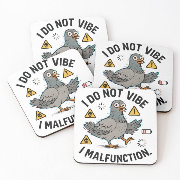 Item preview, Overstimulated Pigeon Meme – I Do Not Vibe designed and sold by kikifikashop.