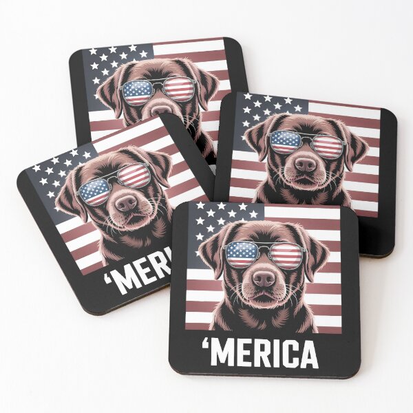 Item preview, 'Merica Dog – Funny Patriotic  designed and sold by The Real Life Symphony.