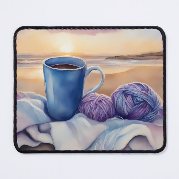 Item preview, Tea and Crochet on the Beach designed and sold by CalmnessbyChoice.
