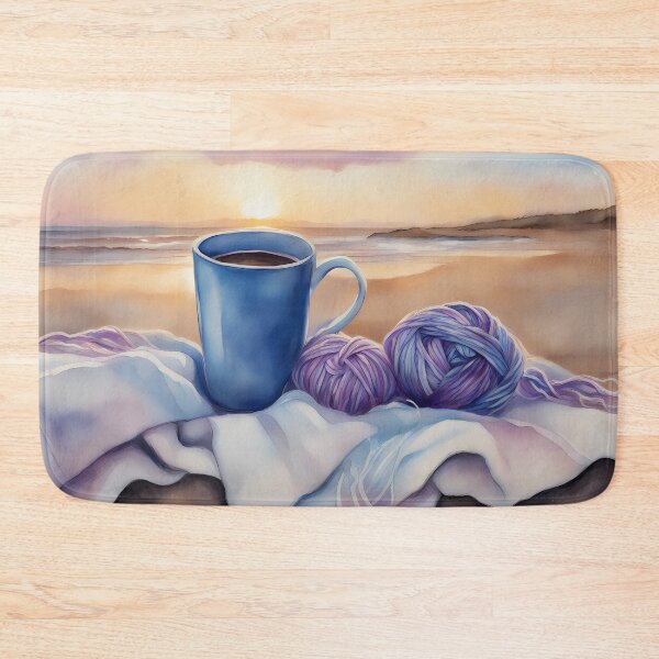 Item preview, Tea and Crochet on the Beach designed and sold by CalmnessbyChoice.