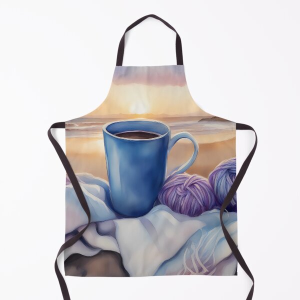 Item preview, Tea and Crochet on the Beach designed and sold by CalmnessbyChoice.