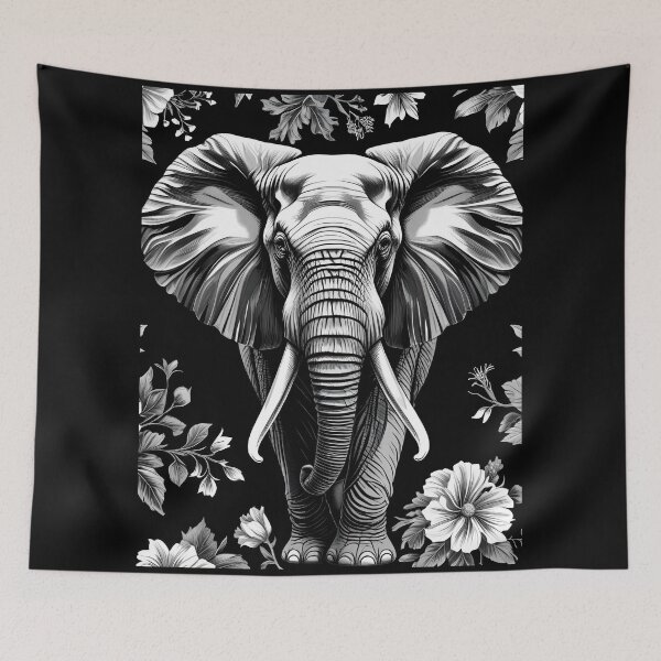 Item preview, Elephant art designed and sold by whatthefoxsays.