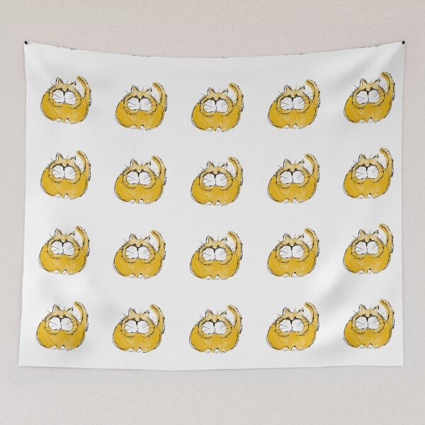 Item preview, Chonky Cat Fat Kitty Messy Sketch designed and sold by Julie Woolfolk.