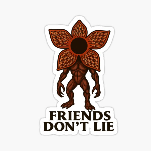 Item preview, Stranger Things – Friends Don’t Lie Demogorgon designed and sold by mokato.