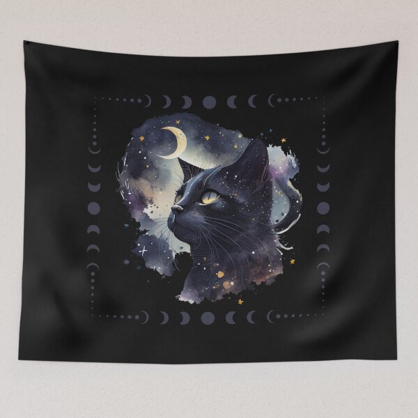 Item preview, Celestial Mystical Cat designed and sold by Art&couleurs .