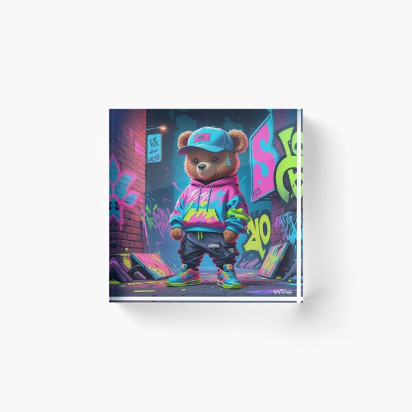 Item preview, The Hip-Hop Bear designed and sold by Art&couleurs .