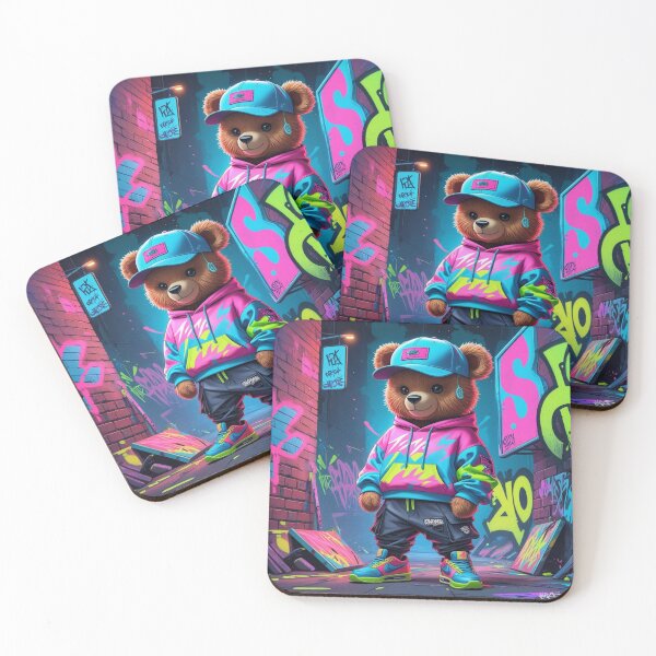 Item preview, The Hip-Hop Bear designed and sold by Art&couleurs .