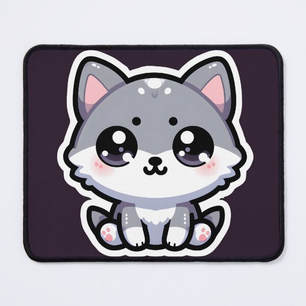 Item preview, Kawaii Wolf designed and sold by ArtistEmbrace.