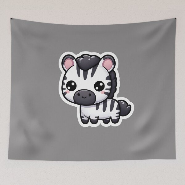 Item preview, Kawaii Zebra designed and sold by ArtistEmbrace.