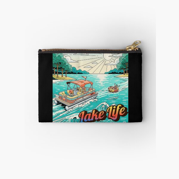 Item preview, Lake Life Adventures - Pontoon Boating & Tubing Fun designed and sold by CampfireSupplyCo.