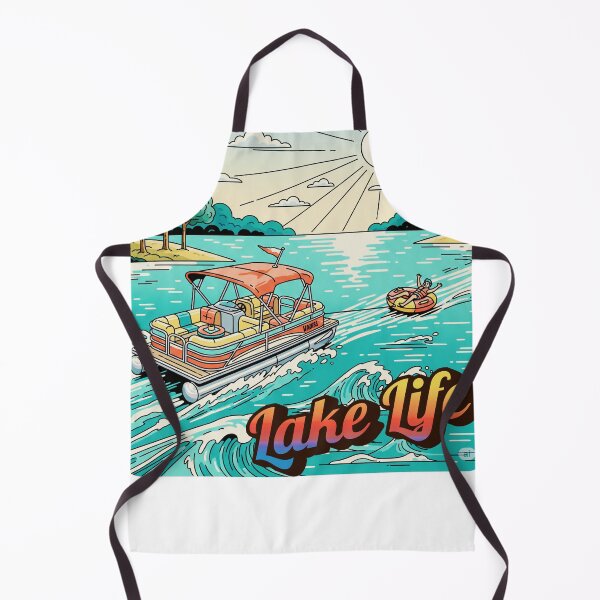 Item preview, Lake Life Adventures - Pontoon Boating & Tubing Fun designed and sold by CampfireSupplyCo.