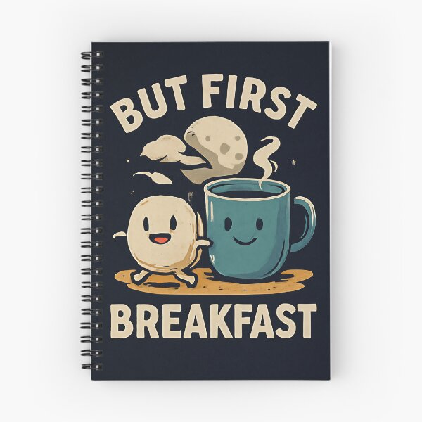 Item preview, But first breakfast designed and sold by edexshop.