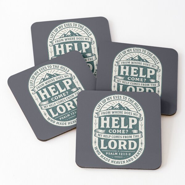 Item preview, Psalm 121:1-2 My Help Comes From the Lord designed and sold by SimplySelim.