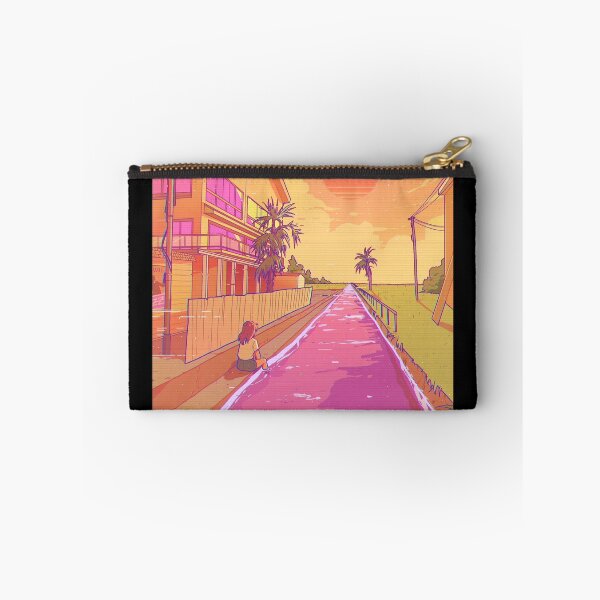 Item preview, Lofi sunset anime artwork (No AI) designed and sold by sunsetfoam.