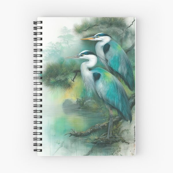 Item preview, Misty Shore Herons designed and sold by bloorose.