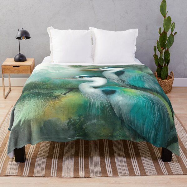 Item preview, Misty Shore Herons designed and sold by bloorose.