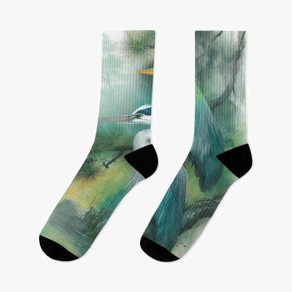 Item preview, Misty Shore Herons designed and sold by bloorose.