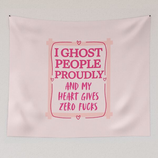 Item preview, I ghost people - Pink Aesthetic designed and sold by KaBaRen.