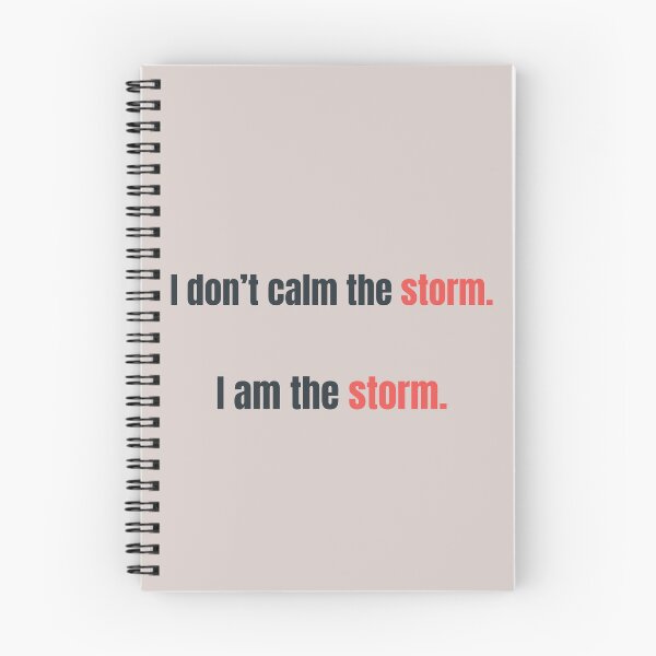 Item preview, I Don’t Calm the Storm – I Am the Storm | Ocean Power Quote designed and sold by KWkindwaves.
