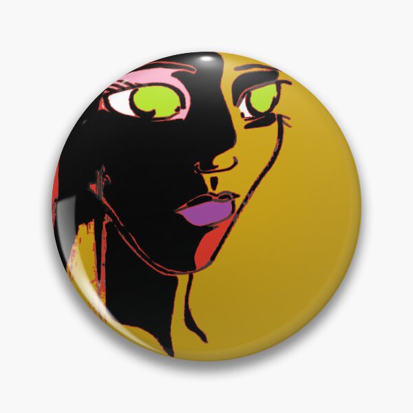 Aperçu de l'œuvre Portrait noir ocre créée et vendue par Neleren.