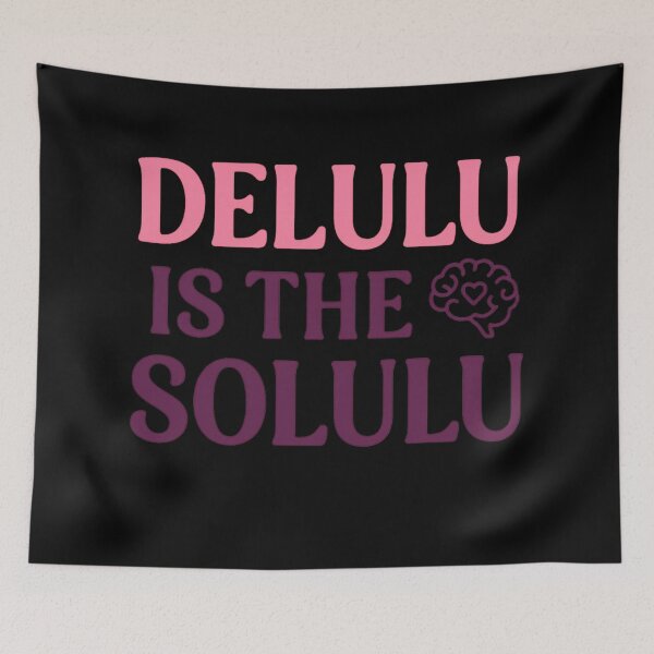 Item preview, Delulu Is The Solulu – Viral Aesthetic Tee designed and sold by ALITOPRINCE.