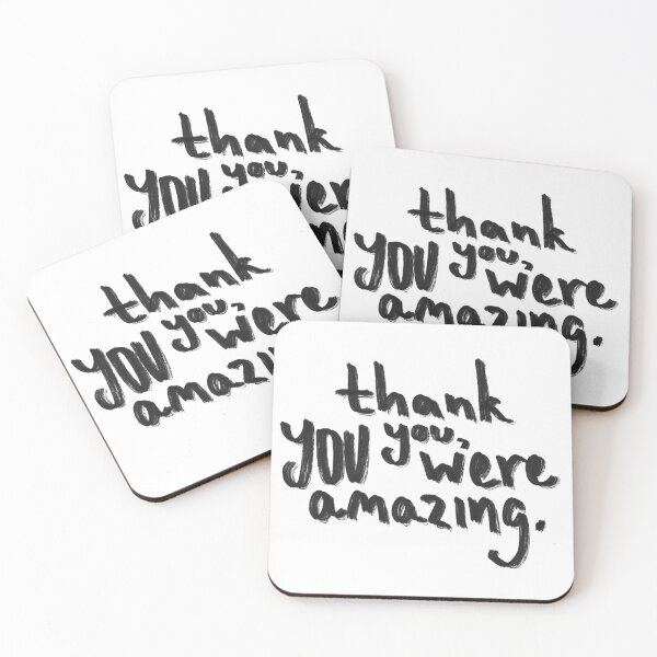 Item preview, Thank You You Were Amazing The Foxhole Court designed and sold by nixkxart | n!ck.