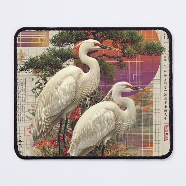 Item preview,  Imperial Egrets designed and sold by bloorose.