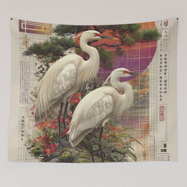 Item preview,  Imperial Egrets designed and sold by bloorose.
